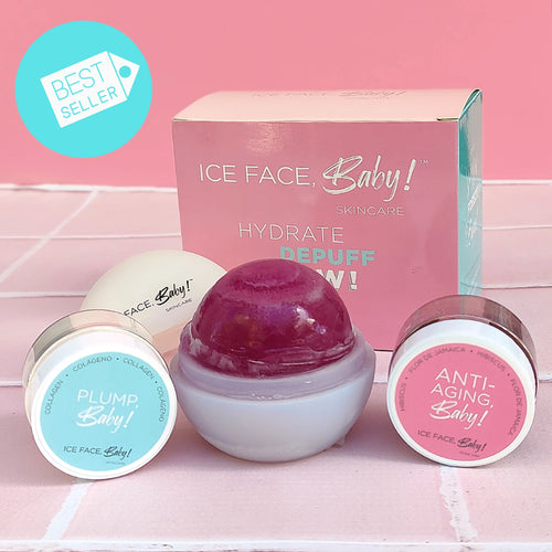Anti-Aging Cryo Facial Recovery Kit - Firm & Lift Ice Facial for Inflammation-Affected Aging Skin