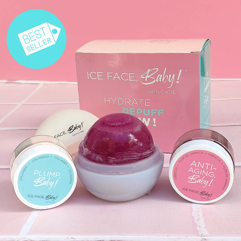 Anti-Aging Cryo Facial Recovery Kit - Firm & Lift Ice Facial for Inflammation-Affected Aging Skin