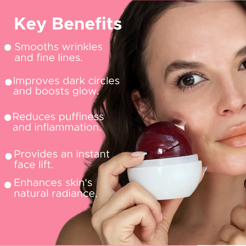 Anti-Aging Cryo Facial Recovery Kit - Firm & Lift Ice Facial for Inflammation-Affected Aging Skin