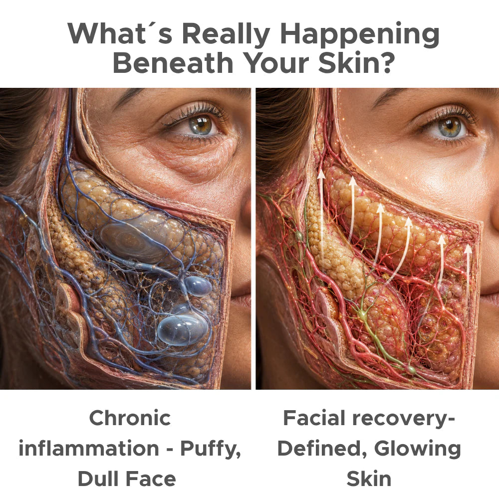 Anti-Aging Cryo Facial Recovery Kit - Firm & Lift Ice Facial for Inflammation-Affected Aging Skin